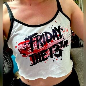 Friday the 13th Crop Top